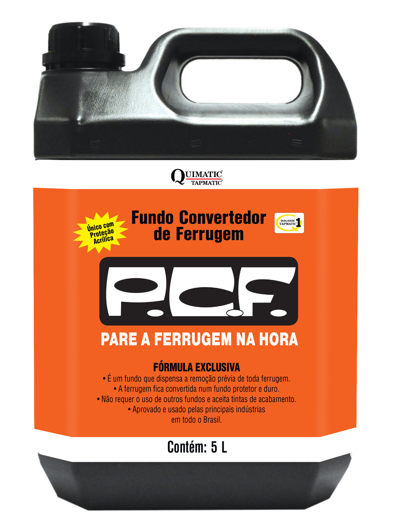 Fundo Convertedor de Ferrugem P. C. F. 5 Litros