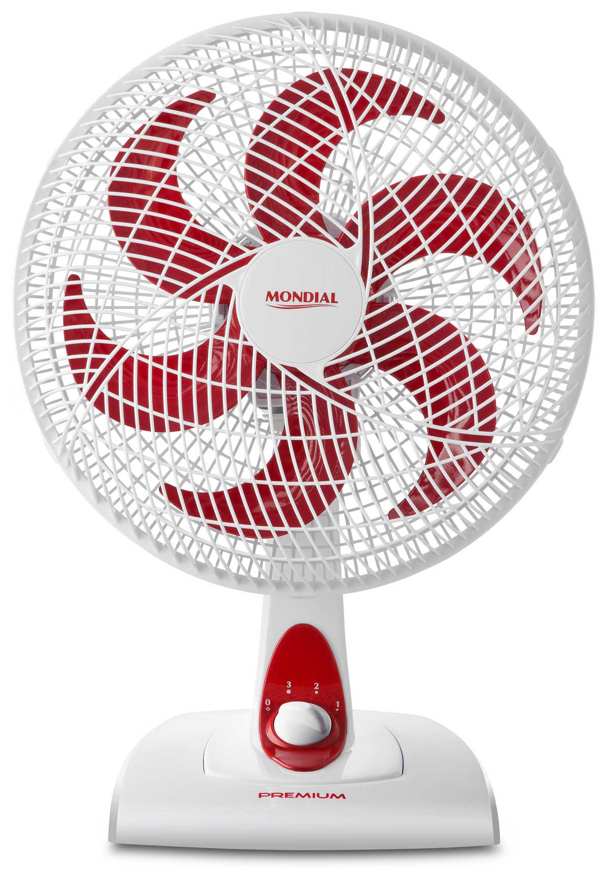 Ventilador de Mesa 30cm 3 Velocidades V-36-6P Red Premium Mondial - 220V