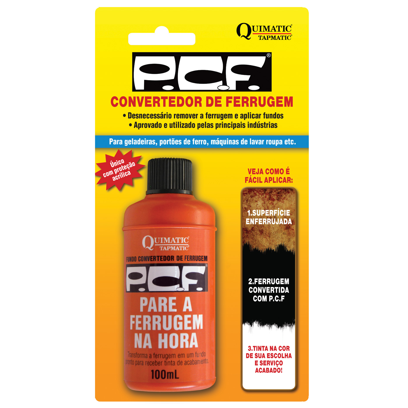 Fundo Convertedor de Ferrugem P. C. F. 100 ML