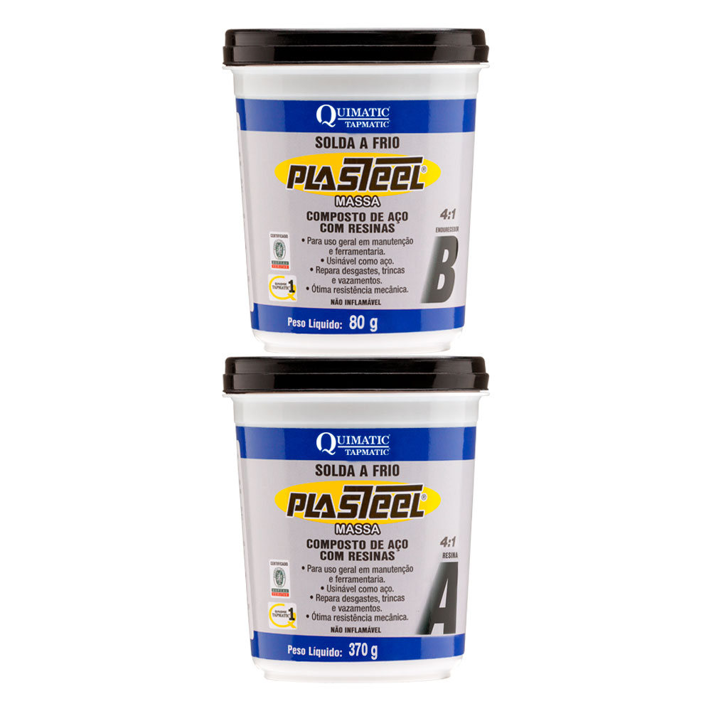 Plasteel Massa 4-1 450g QUIMATIC