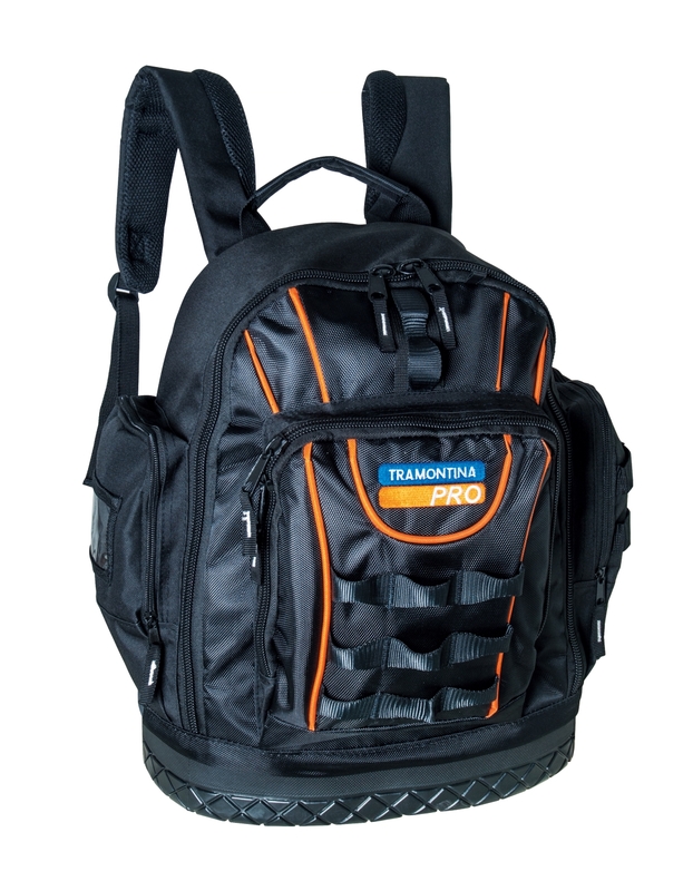 Mochila porta ferramentas com 23 bolsos Tramontina PRO