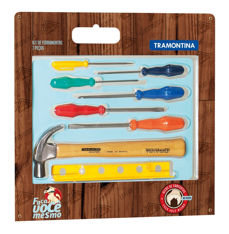 Kit de Ferramentas Tramontina Master 7 Peças 43408430